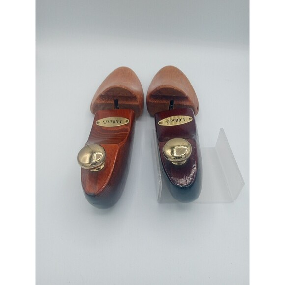 Set of 2  DILLARD'S Dillards Shoe Stretchers Wooden Shaper Small Mold - Picture 5 of 8